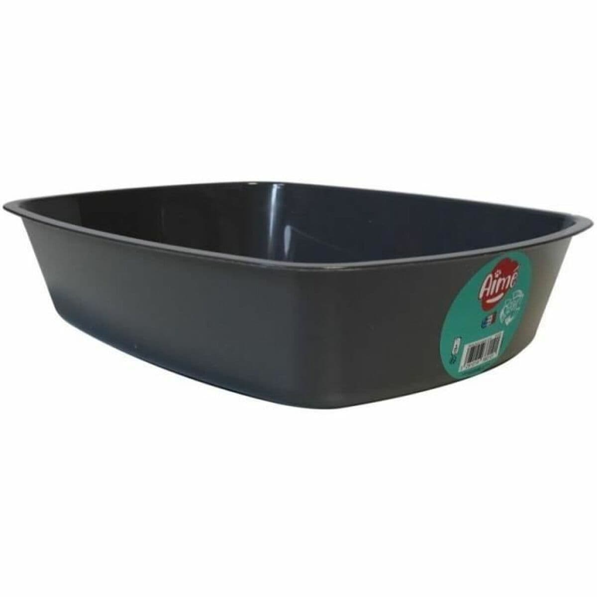 Lettiera per Gatti Aimé Nero 43 x 31 x 10 cm Plastica