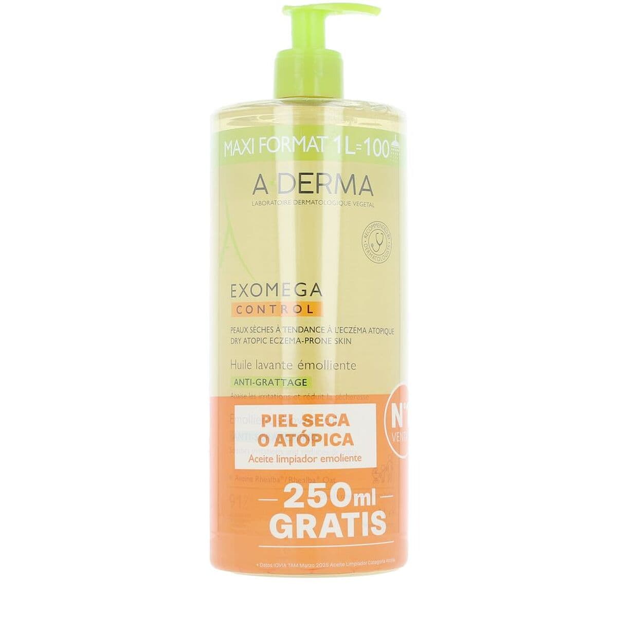 Duschöl A-Derma EXOMEGA CONTROL 1 L