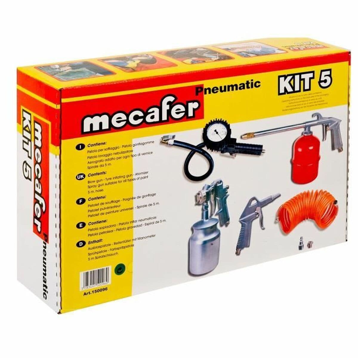 Air compressor accessory kit MECAFER 5 Kusy - Image 2