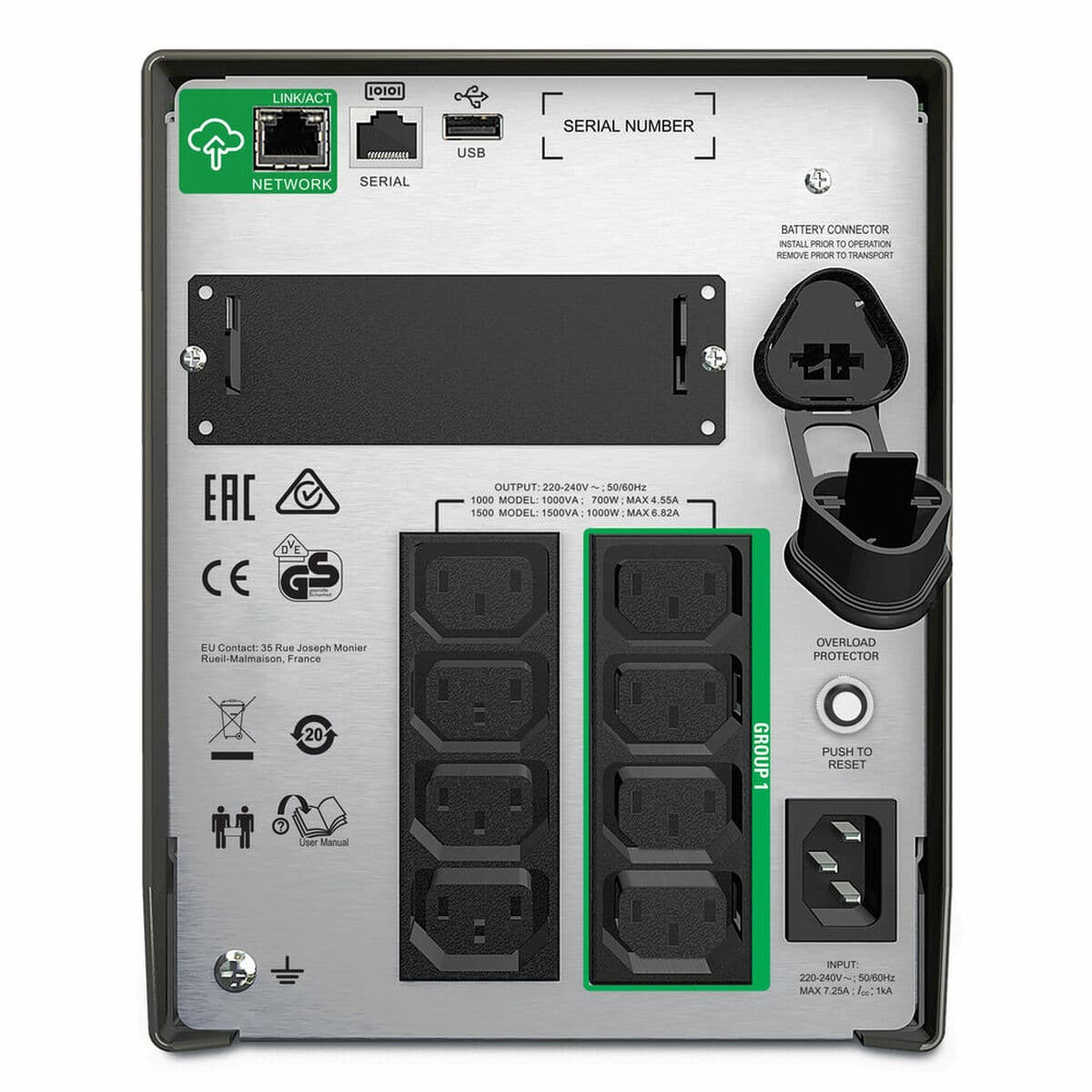 Système d'Alimentation Sans Interruption Interactif APC SMT1000IC            - Image 2