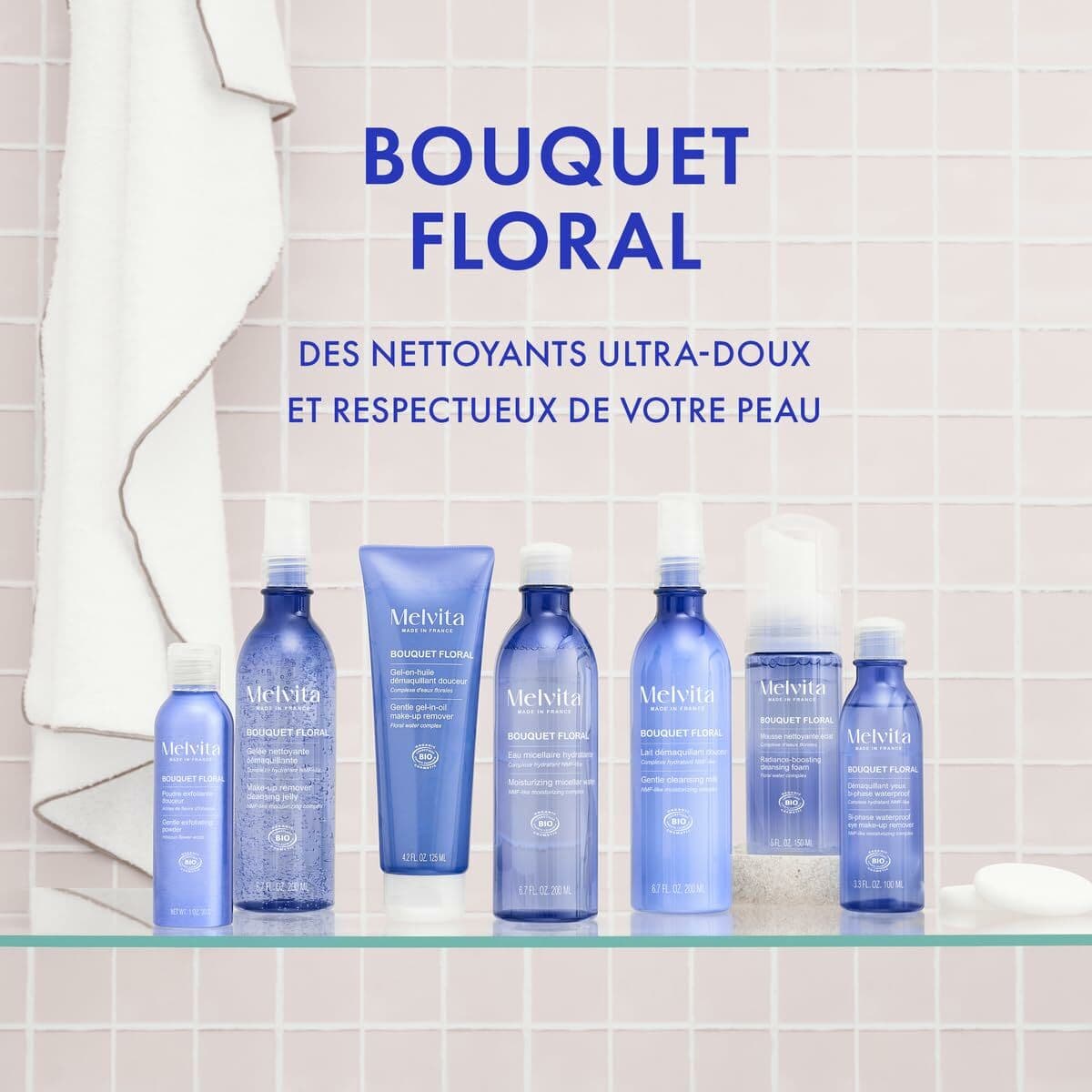 Make up Reiniger fürs Gesicht Melvita BOUQUET FLORAL DETOX 200 ml - Image 4