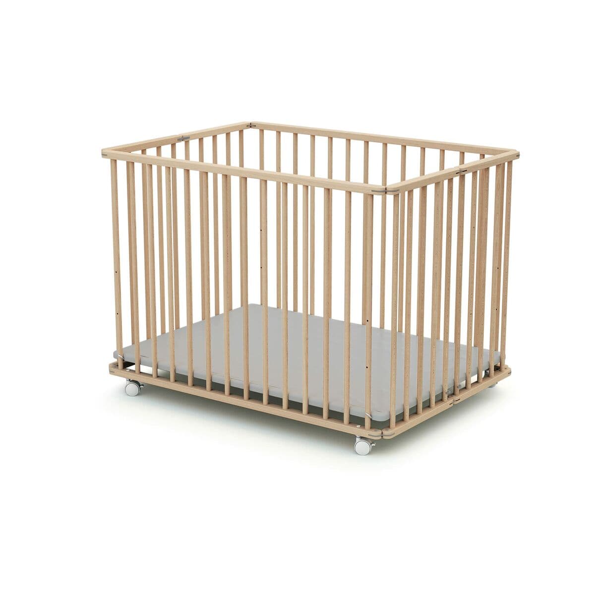 Parque de juegos WEBABY Beige 70 x 100 cm - Image 5