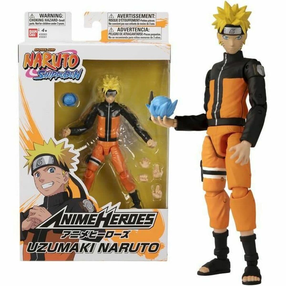 Przegubowa Figura Naruto Uzumaki - Anime Heroes 17 cm