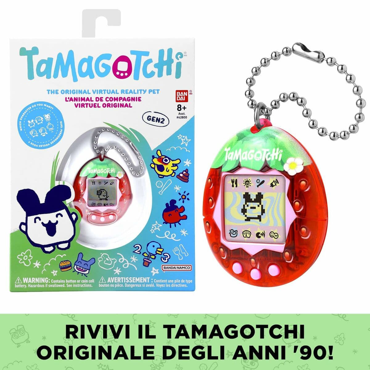 Interaktyvus Gyvūnas Tamagotchi Fresh Strawberry - Image 6
