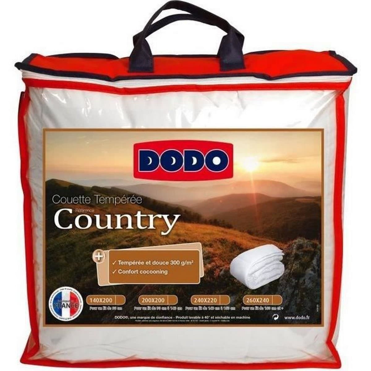 Dekbed DODO Country Wit 220 x 240 cm - Image 2
