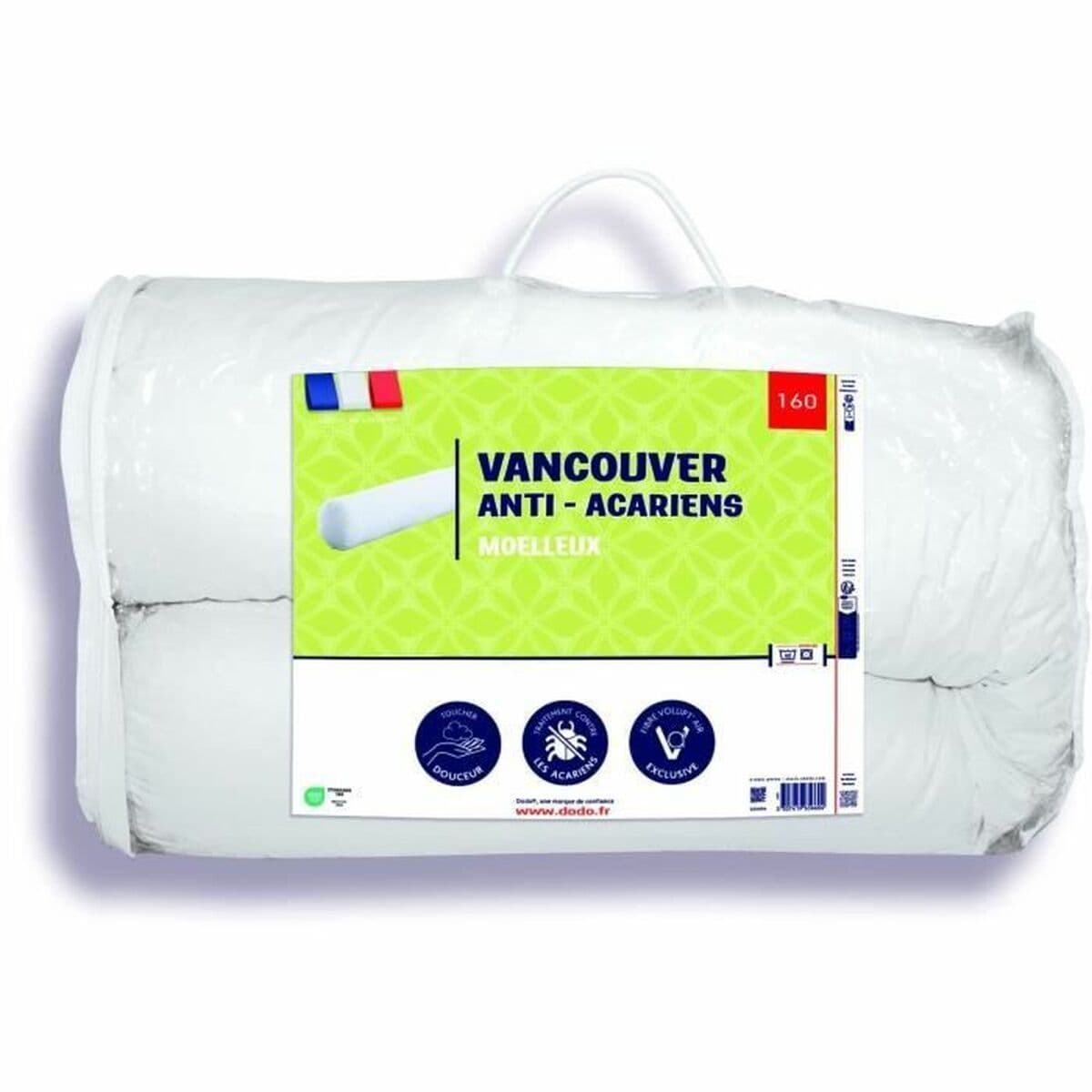 Cuscino DODO Vancouver Bianco 160 cm Antiacari - Image 3