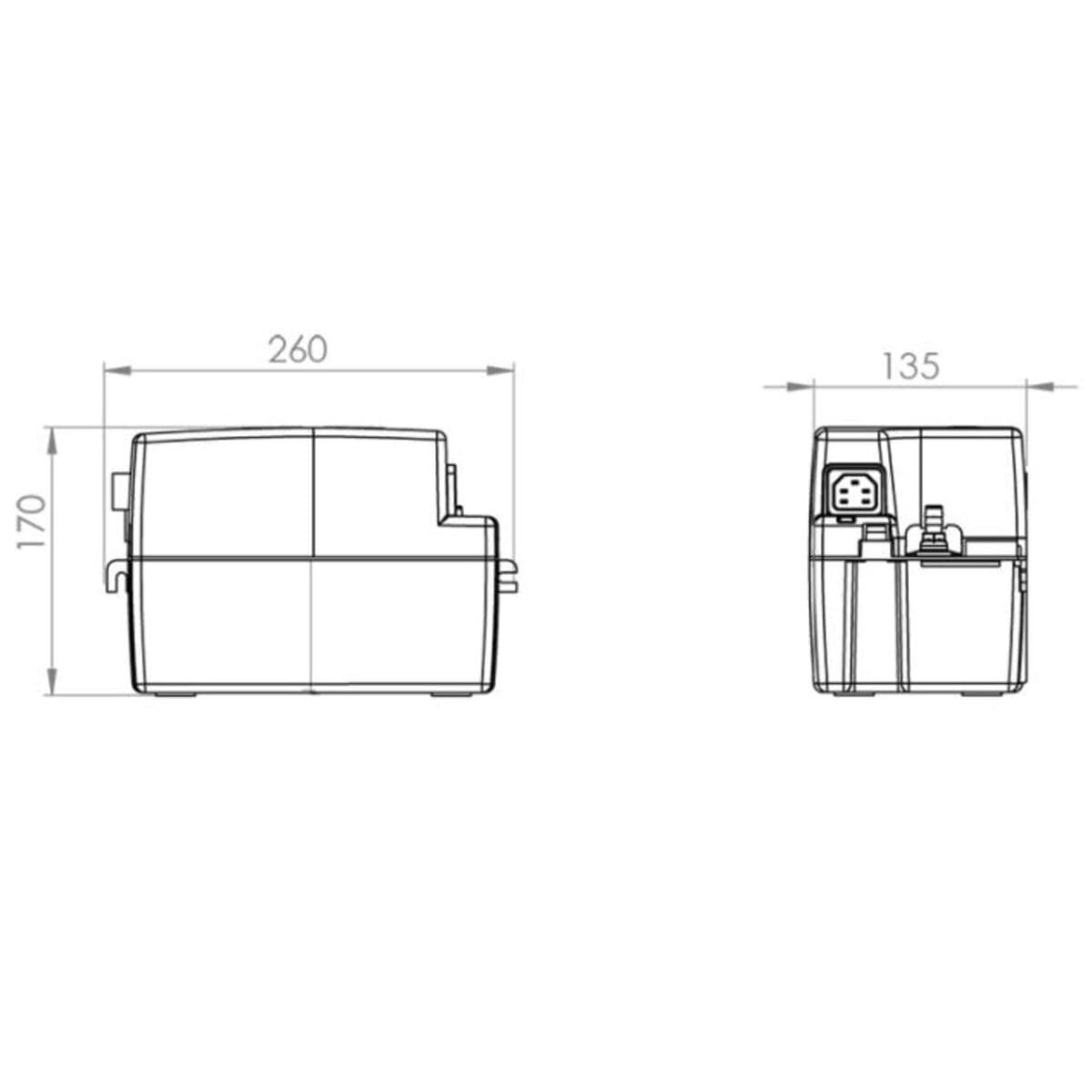 Pompă de ridicare a condensului SFA Sanicondens Pro V02 450 g - Image 12
