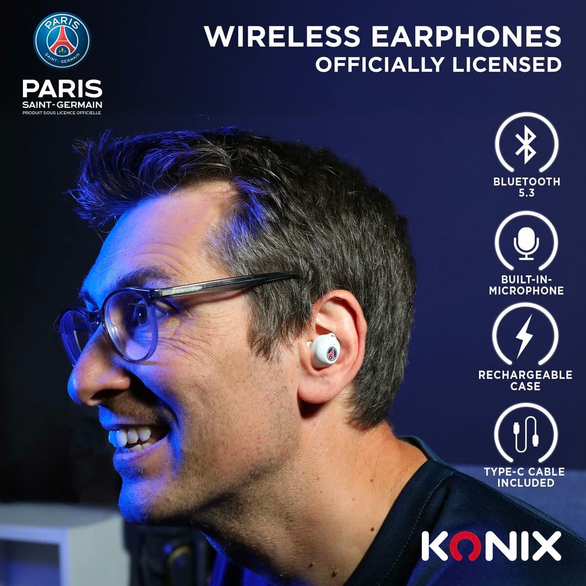 Casque KONIX Blanc - Image 6