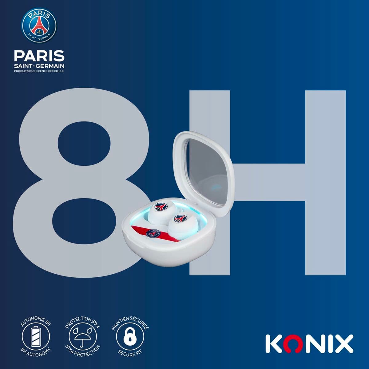 Casque KONIX Blanc - Image 8