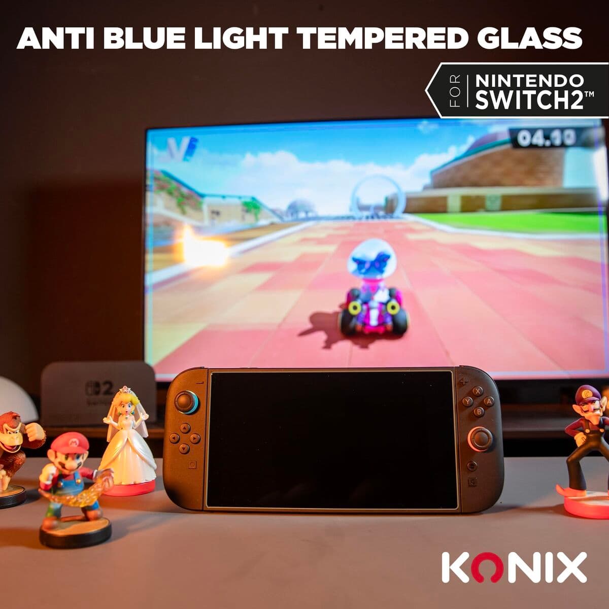 Protector de Pantalla para Nintendo Switch 2 KONIX - Image 7