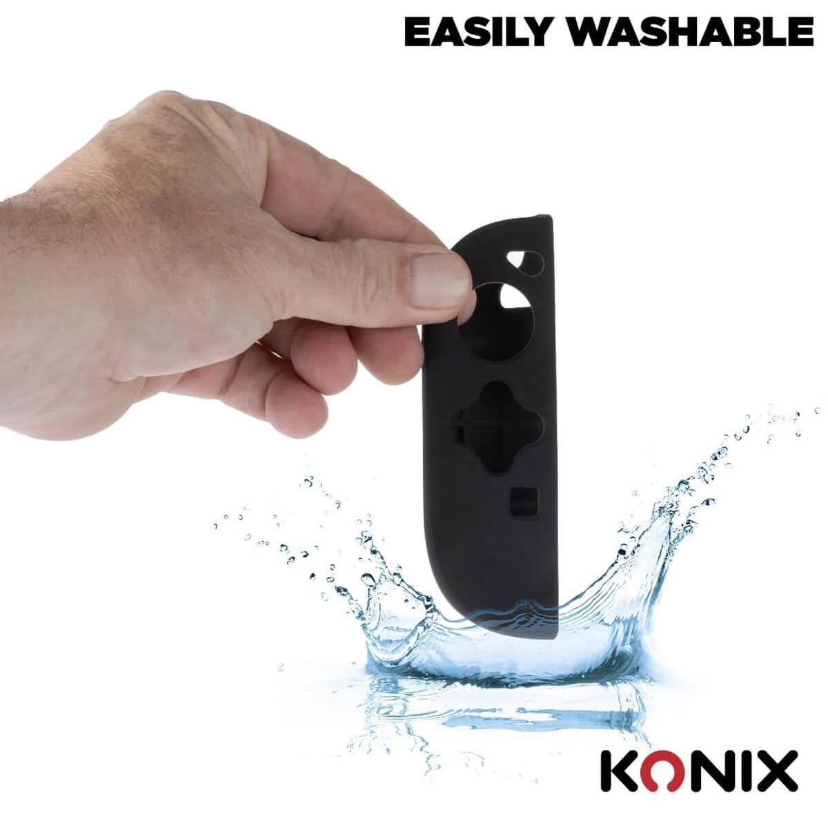 Skyddsväska KONIX Svart Grå - Image 12