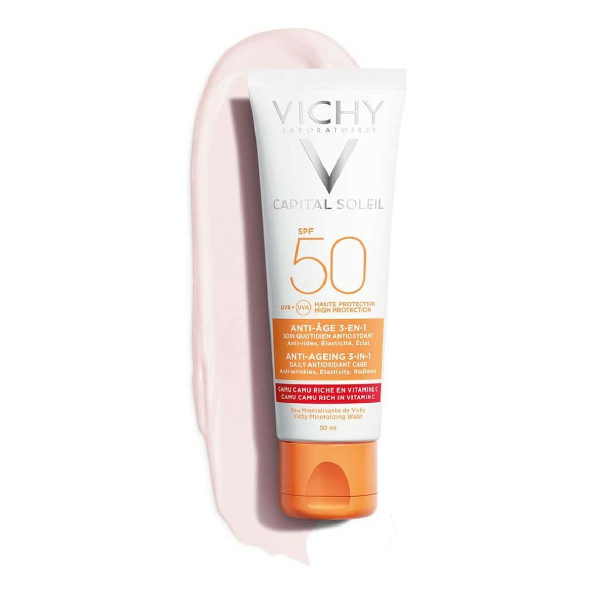 Zaštita Lica od Sunca Vichy VCH00115 Spf 50 50 ml 3 u 1 Protiv bora - Image 2