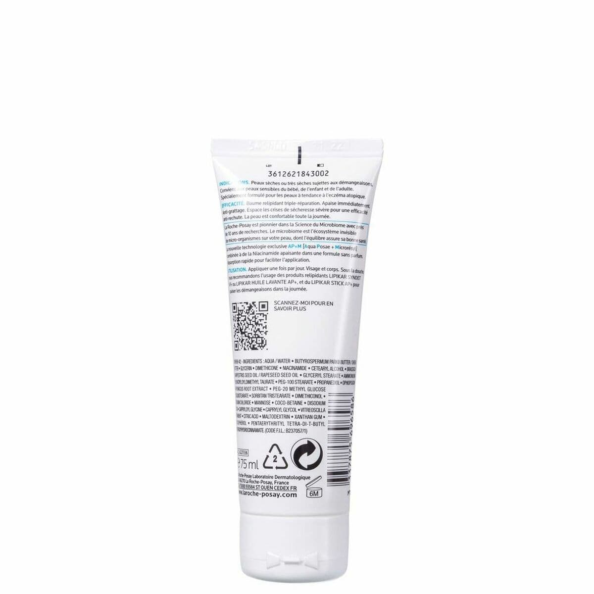 Handcreme La Roche Posay Lipikar Baume 75 ml - Image 2