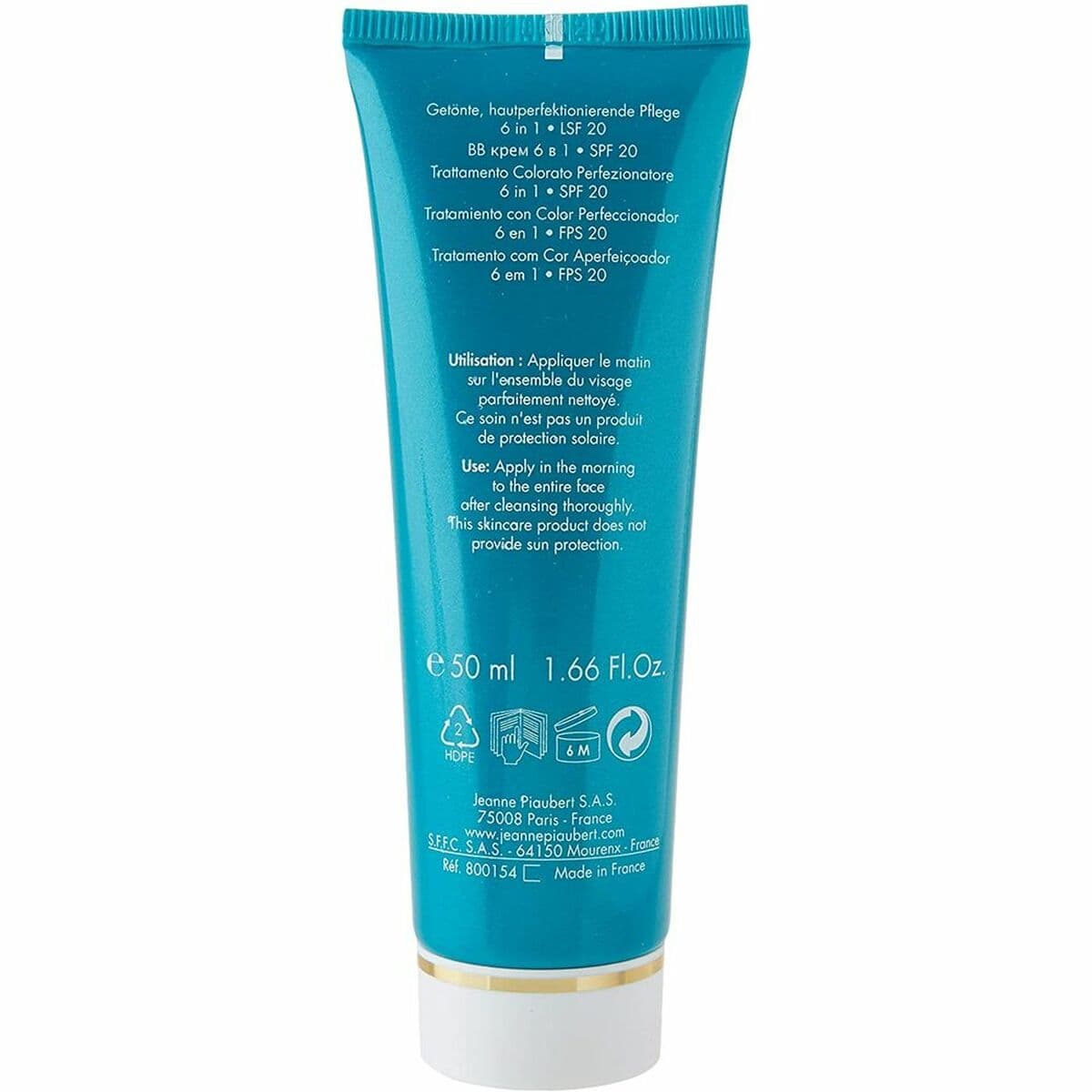 Drėkinamasis kremas su spalva Jeanne Piaubert Hydro Active H Bb Medium Dark Spf 20 50 ml