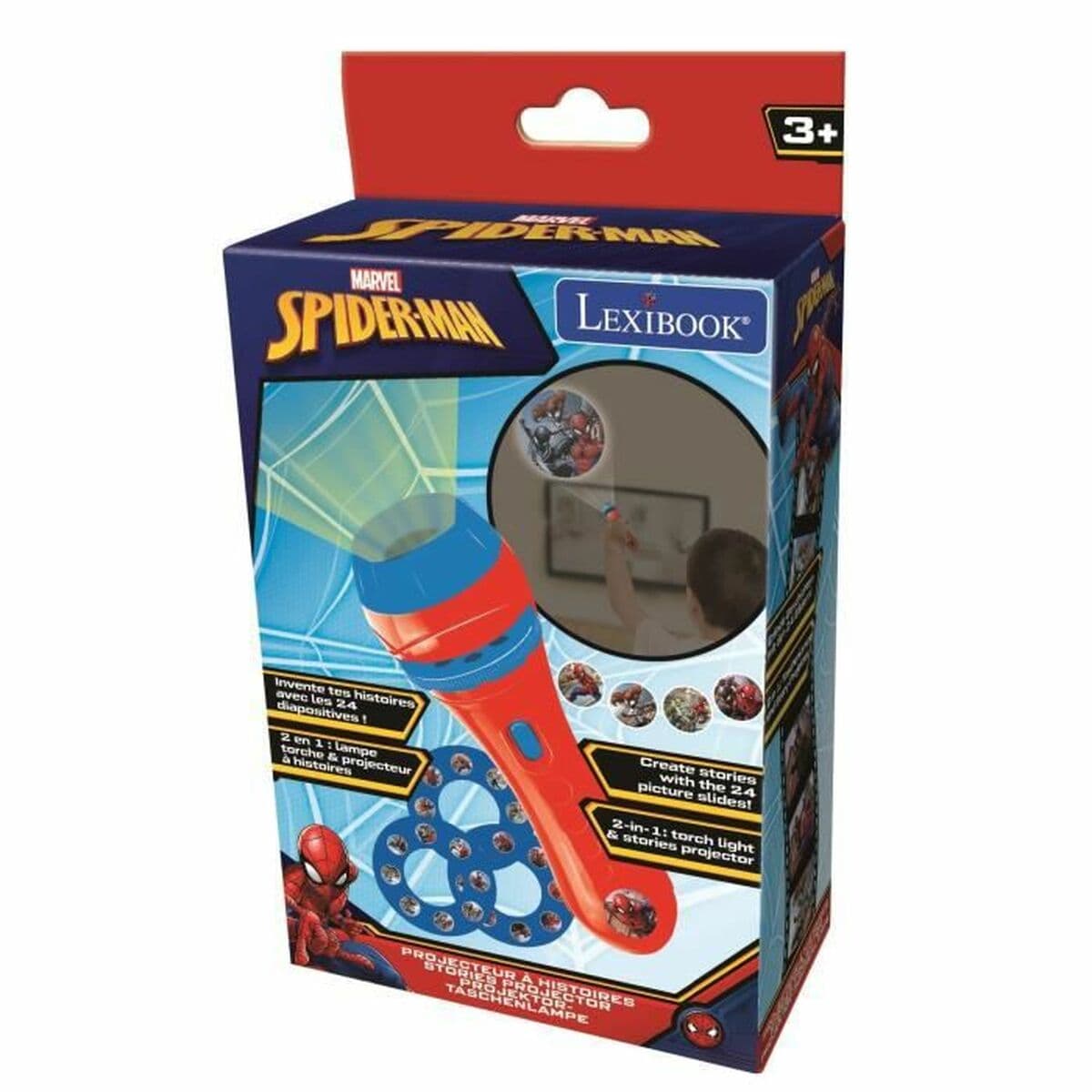Ficklampa Lexibook Spider-Man Sagoberättare