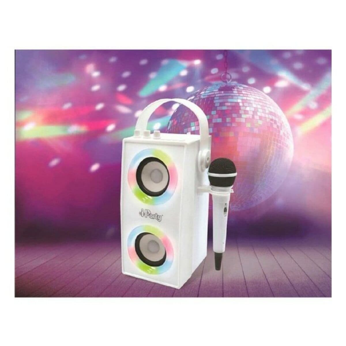 Enceinte Bluetooth Portable avec Microphone iParty Lexibook BTP180Z Blanc Bluetooth - Image 4