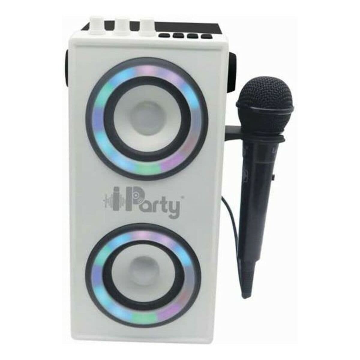 Enceinte Bluetooth Portable avec Microphone iParty Lexibook BTP180Z Blanc Bluetooth - Image 8