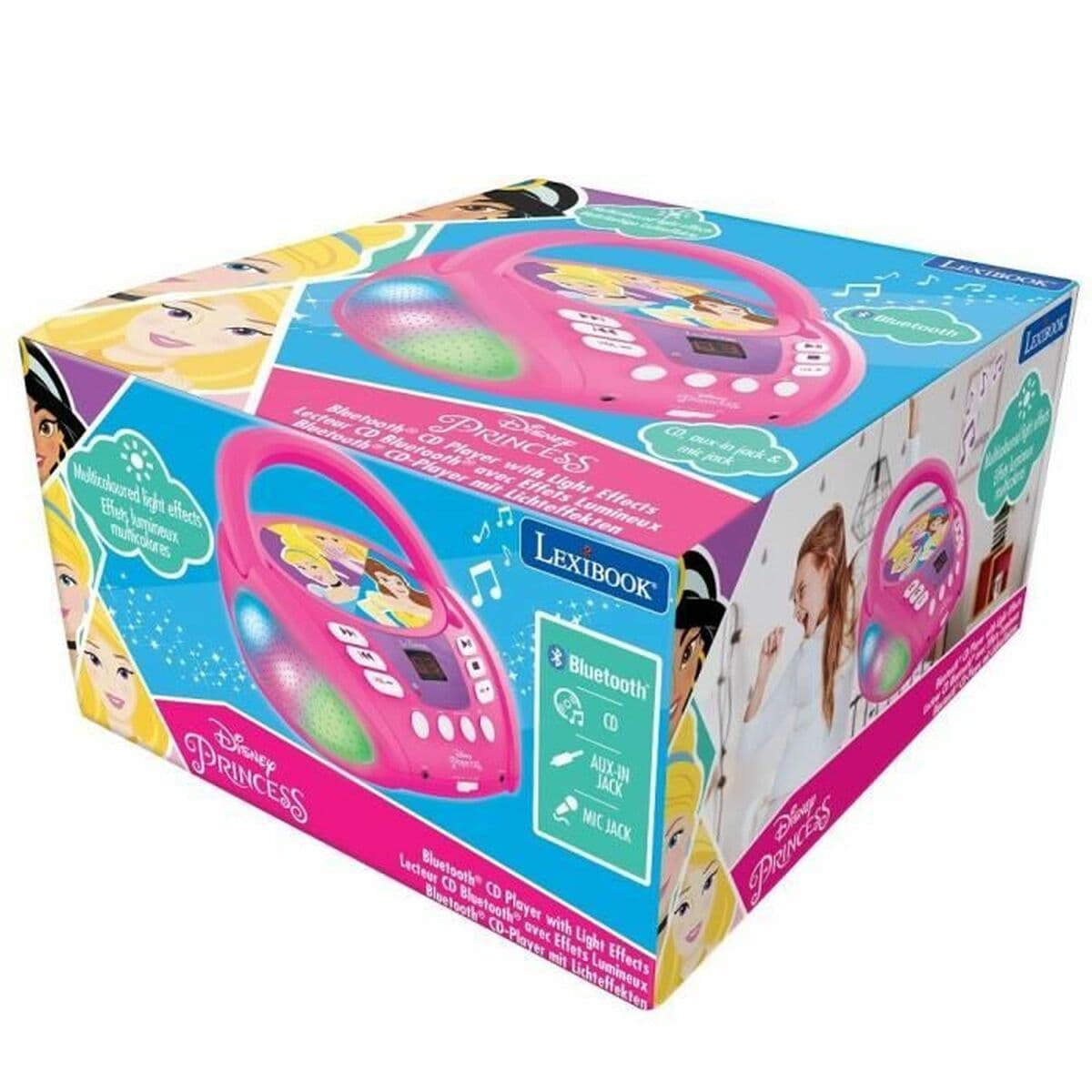Bluetooth CD-radio MP3 Lexibook PRINCESA DE DISNEY Bluetooth 5.0 - Image 5