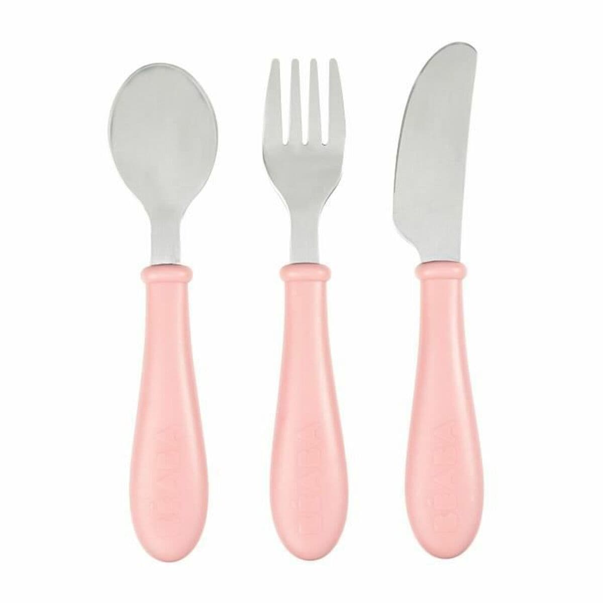 Pieces of Cutlery Béaba Pink Stainless steel 3 Pieces - Image 2