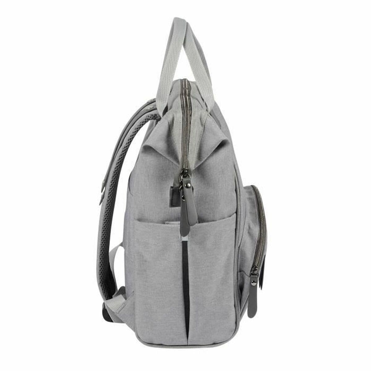 Bolso Cambiador de Pañales Béaba Wellington Gris - Image 4