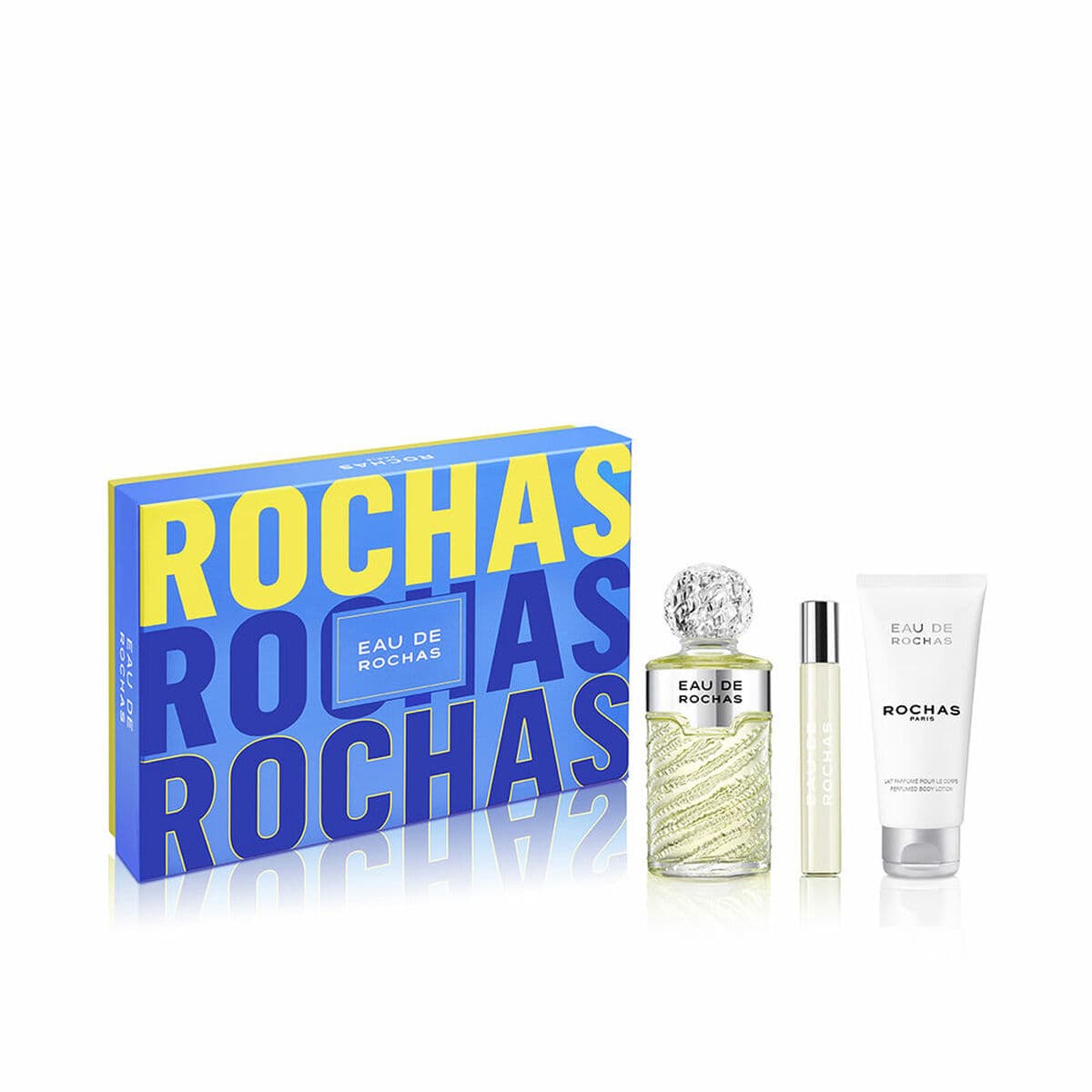 Set de Perfume Mujer Rochas EAU DE ROCHAS 3 Piezas