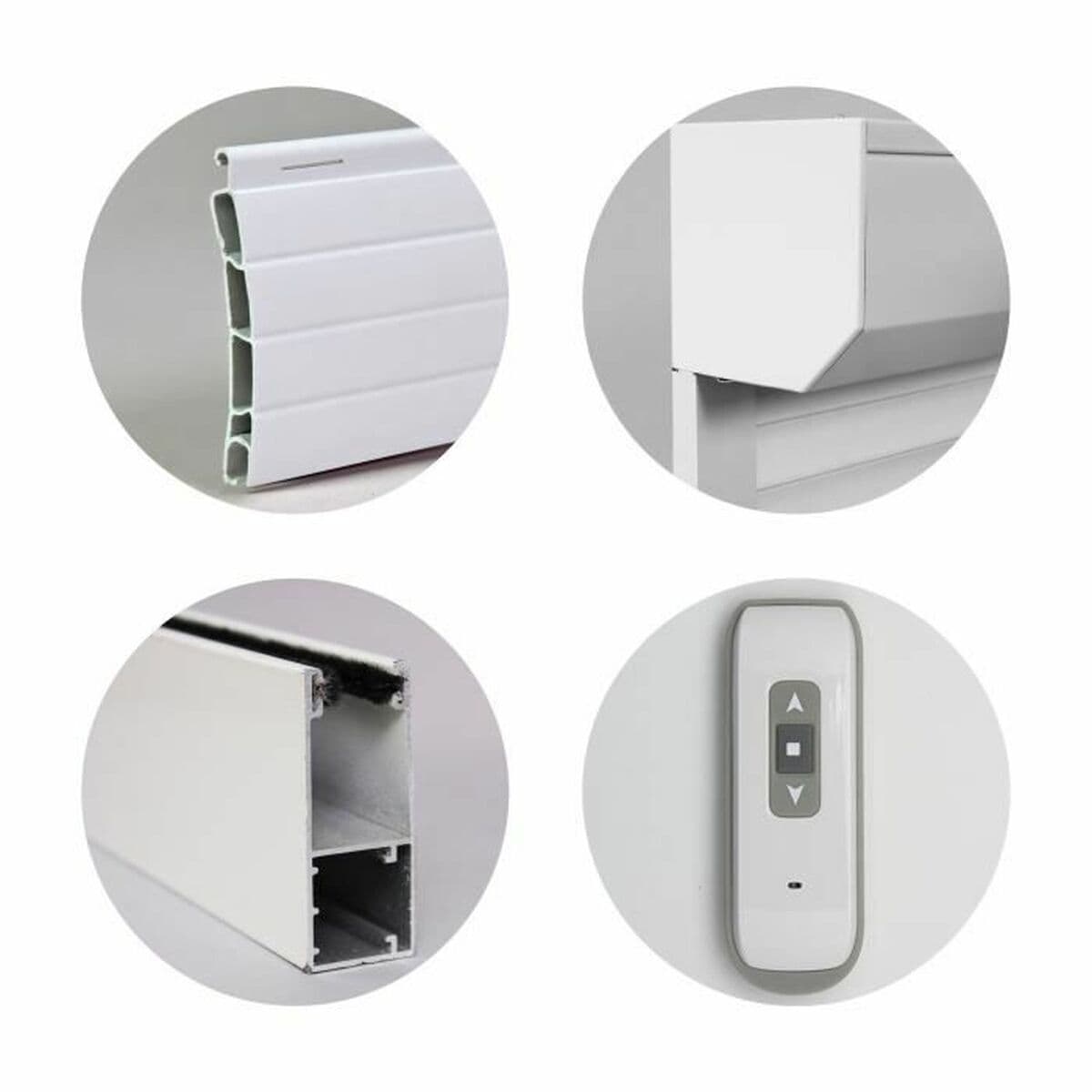 Aklas Balta PVC Aliuminis 155 x 120 cm - Image 2