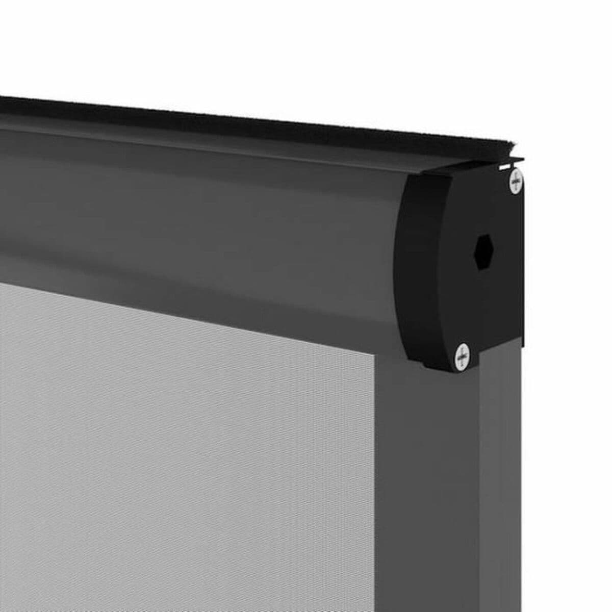 Moskitiera Moustikit Szary Aluminium Okna 125 x 145 cm - Image 3