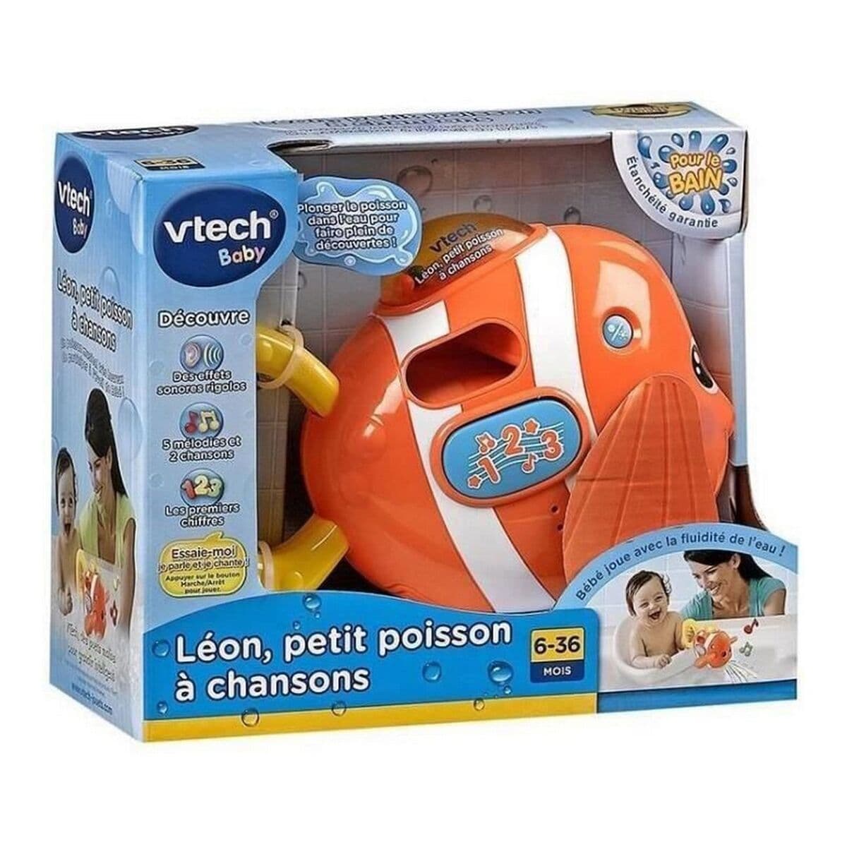 Badleksaker Vtech Baby Léon, Petit Poisson à Chanson - Image 2