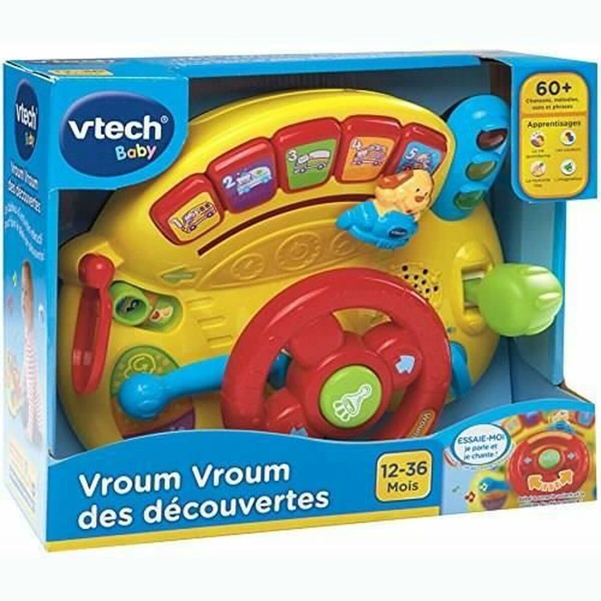 Zabawka Muzyczna Vtech Baby Vroum Vroum des découvertes Kierownica - Image 2