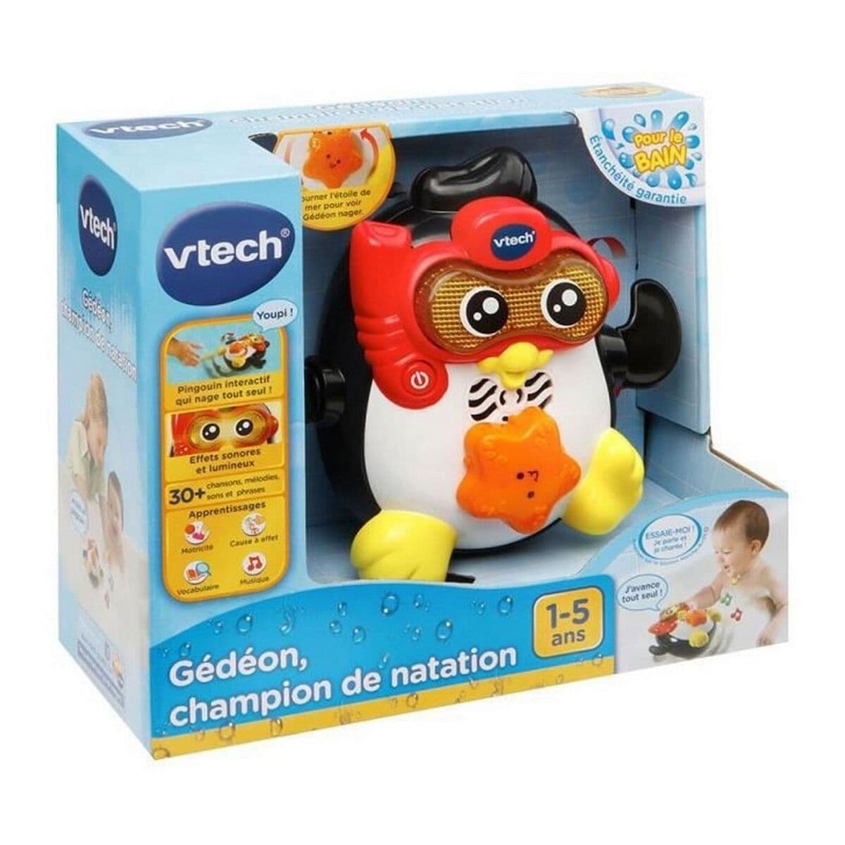 Badleksaker Vtech Baby Gédéon, swimming champion - Image 3