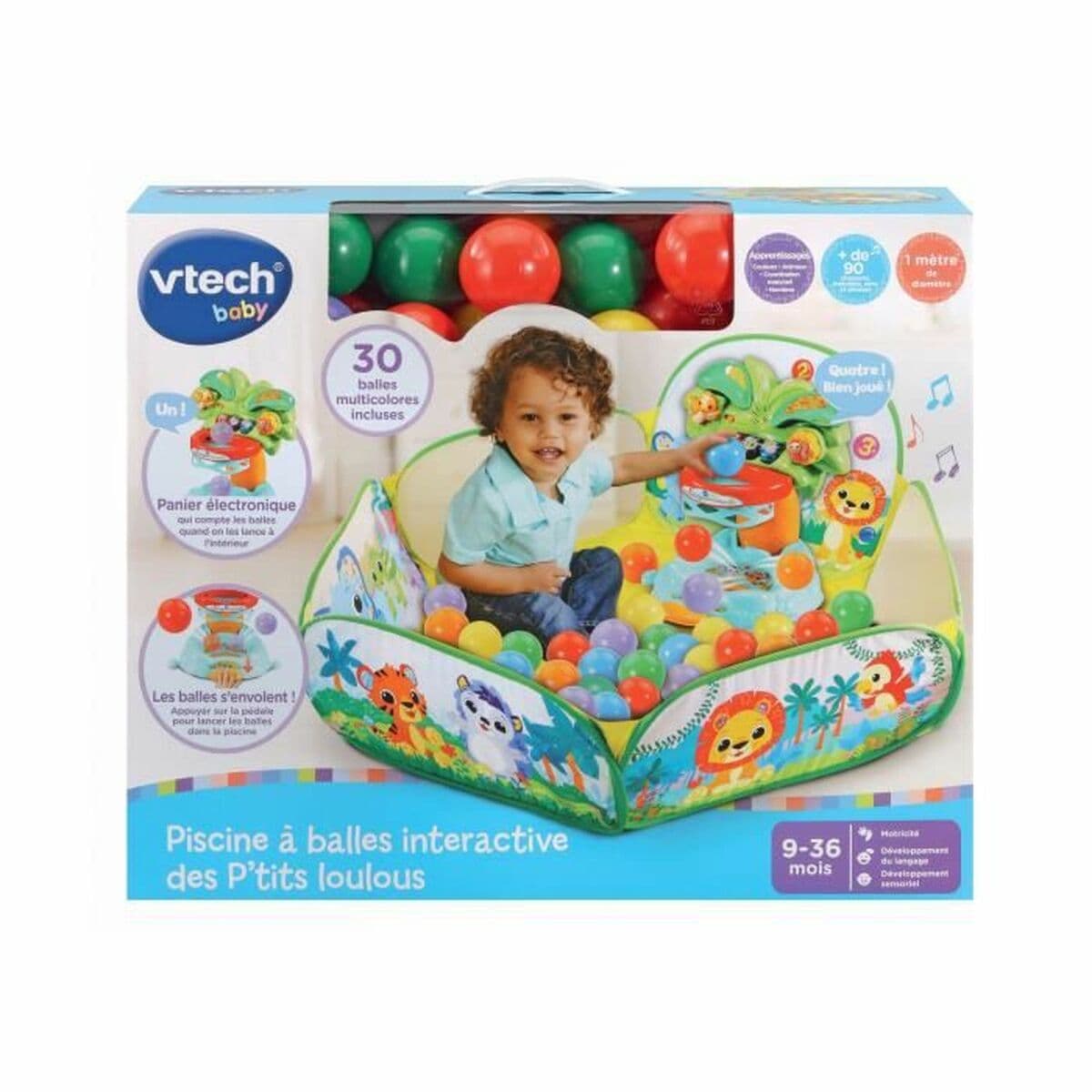 Baseins ar Bumbām Vtech Baby P'tits Loulous Interactive Ball Pool (FR) - Image 2
