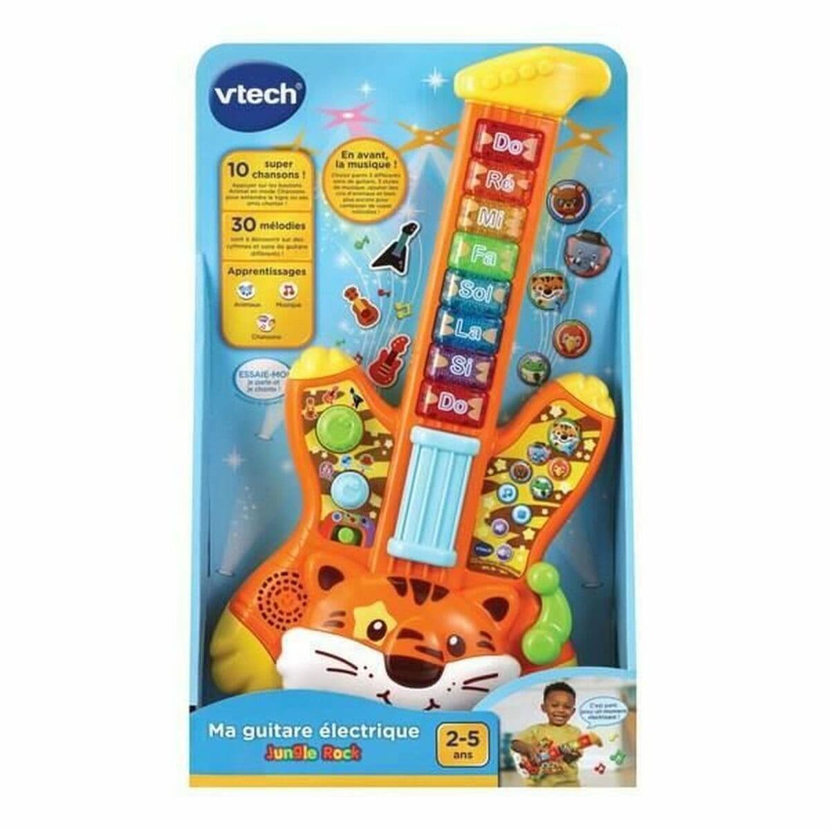 Kūdikių gitara Vtech Baby Jungle Rock- Guitare Électrique Tigre 1 Dalys - Image 3