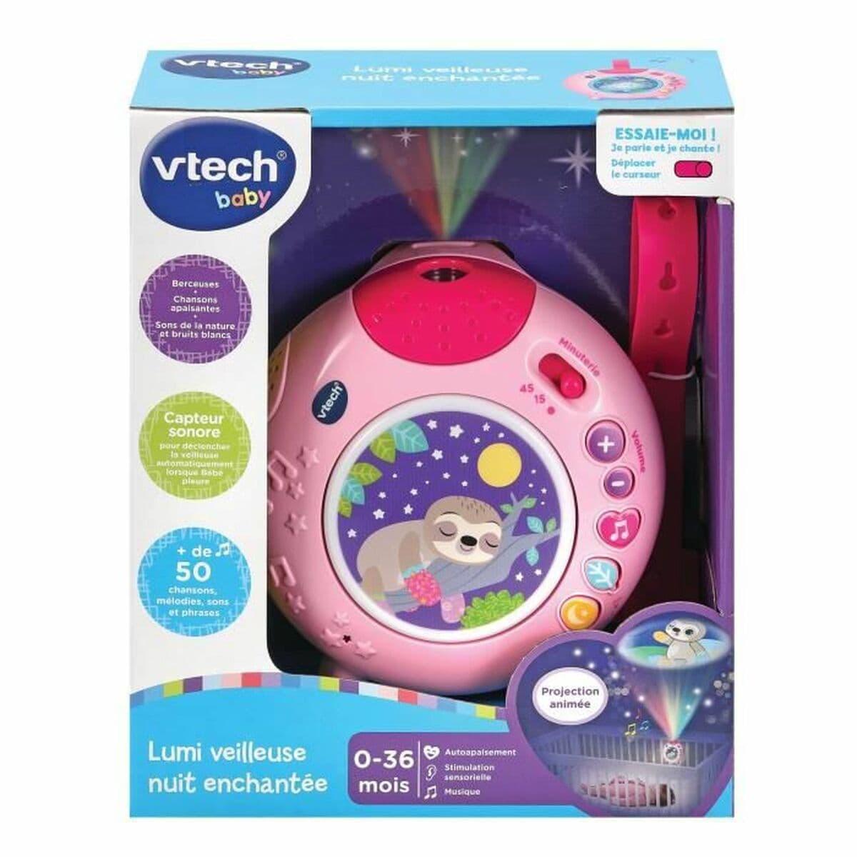 Proyector Vtech Baby LUMI VEILLEUSE NUIT ENCHANTEE Rosa - Image 3
