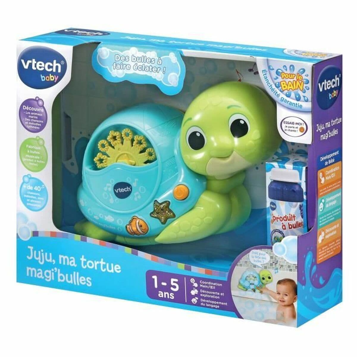 Badleksaker Vtech Baby Juju ma tortue magi bulles - Image 3