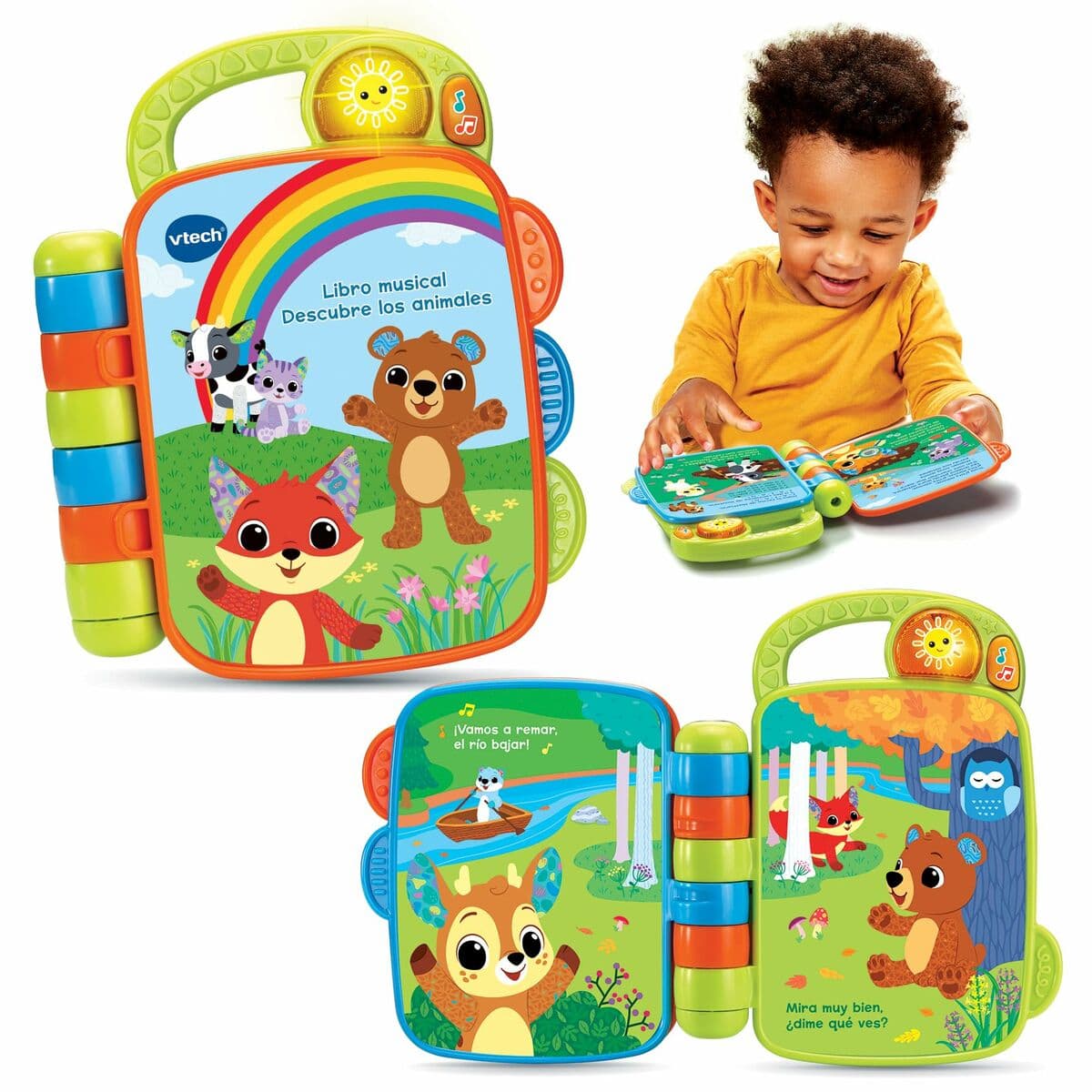 Mi Primer Libro Musical Vtech 18,8 x 5,5 x 21,6 cm Animales - Image 2