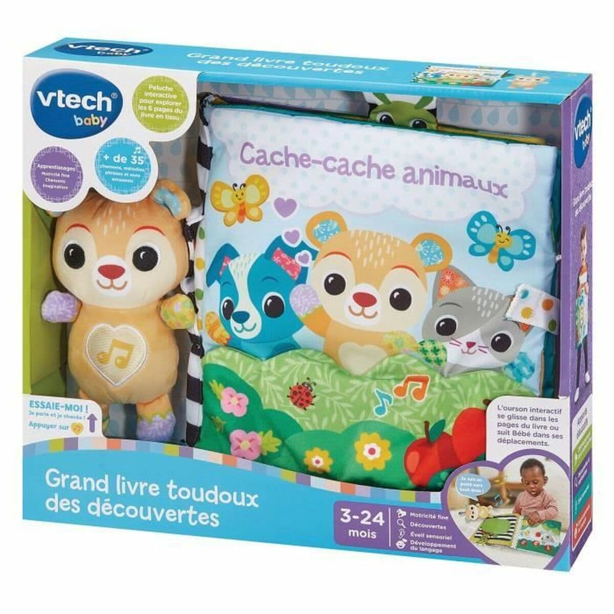 Juguete Musical Vtech Baby Big Toudoux Book of Discoveries - Image 6