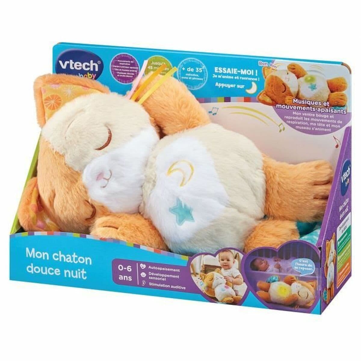 Juguete Musical Vtech Baby My Kitten Sweet Night - Image 6