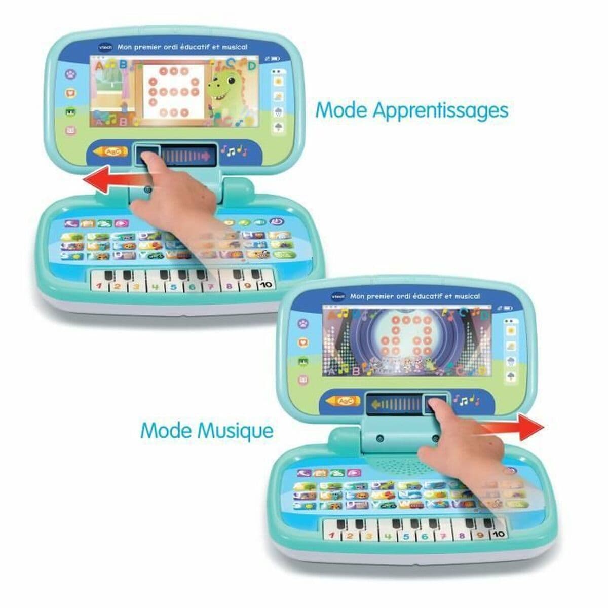 Mokomasis žaidimmas Vtech Baby MI PRIMERA COMPUTADORA EDUCATIVA Y MUSICAL Prancūzų - Image 4