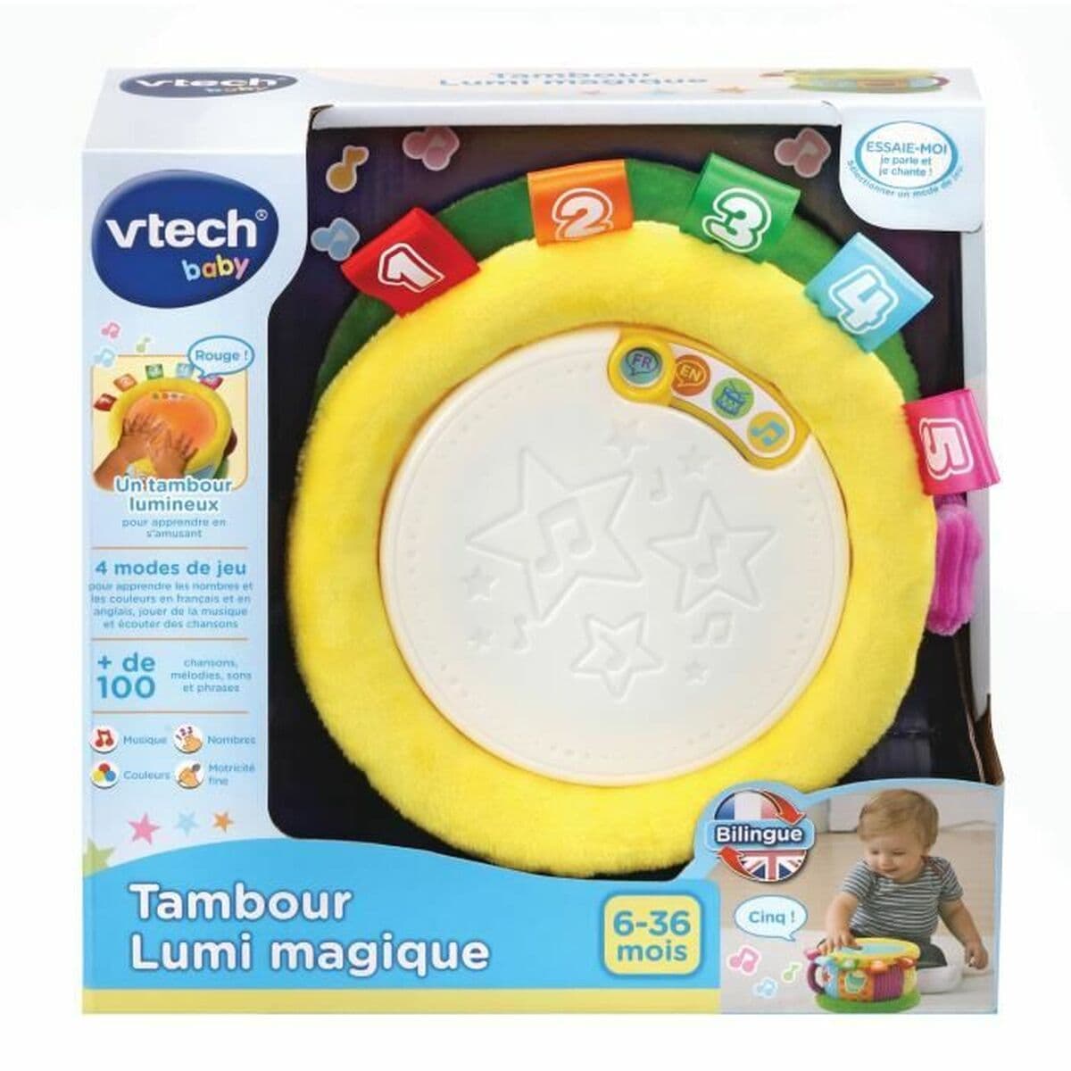 Bubanj Vtech Baby Tambour Lumi Magique (FR) Plastika (1 Dijelovi) - Image 3