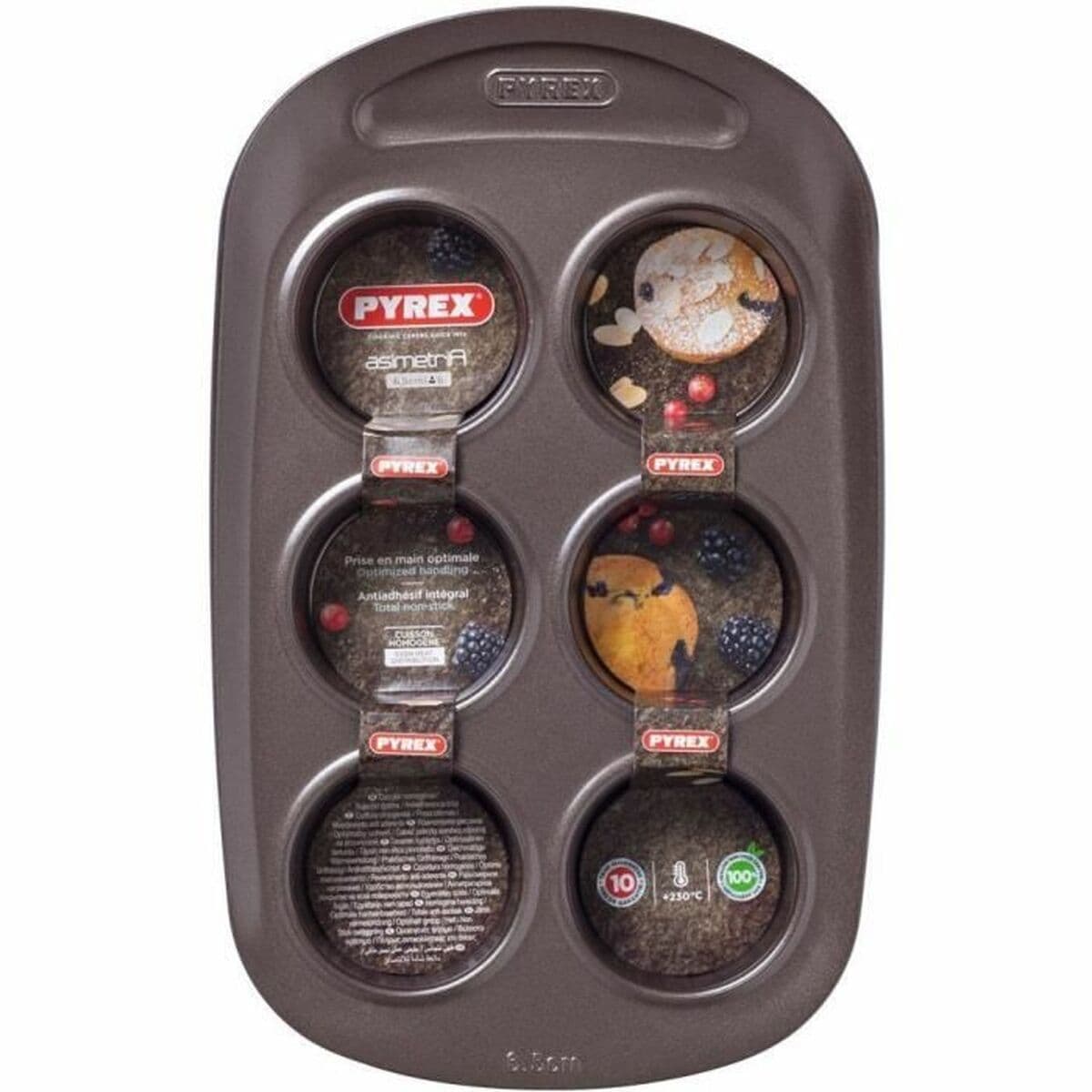 Muffinsbricka Pyrex Brun - Image 5