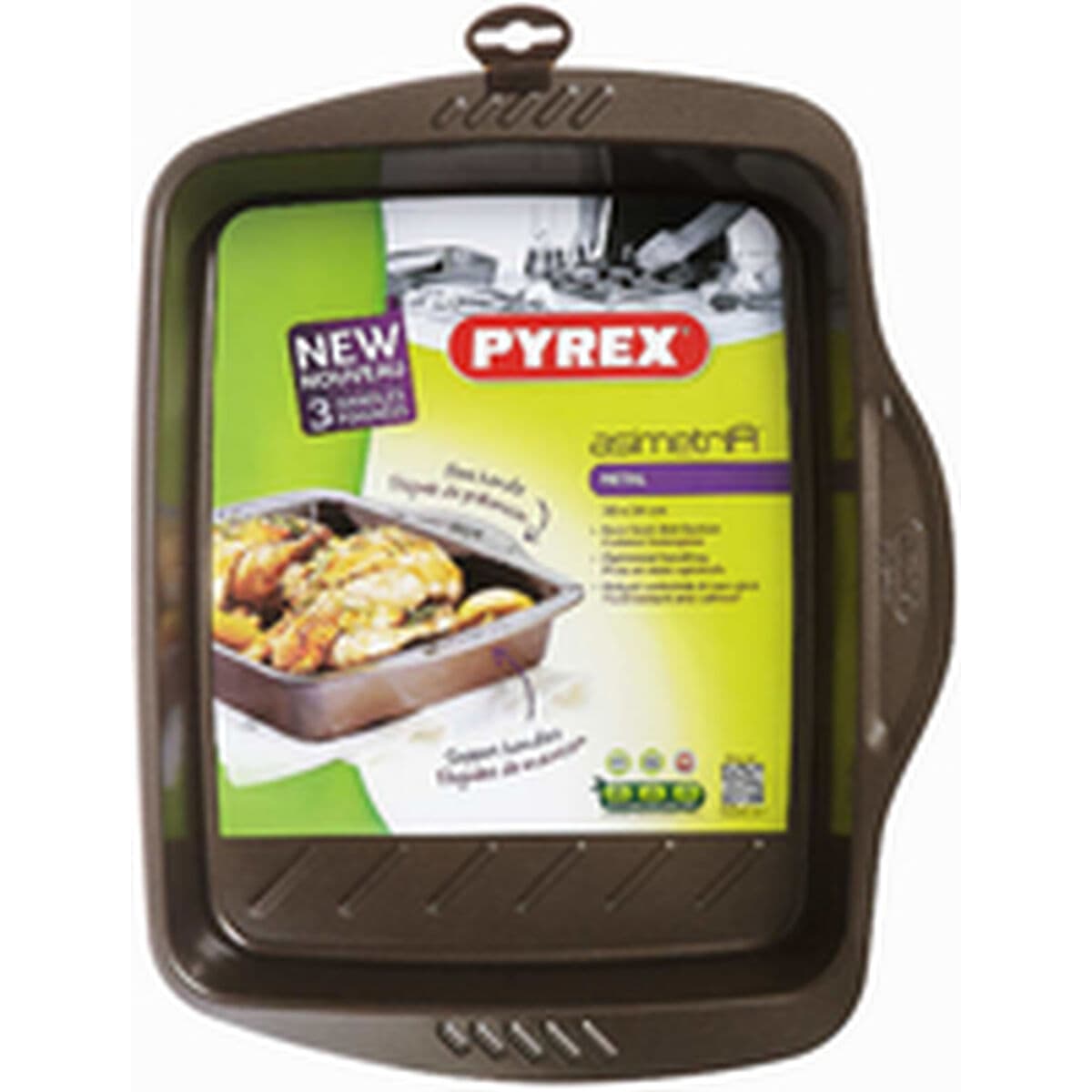 Ofenpfanne Pyrex Braun Schwarz Metall - Image 7