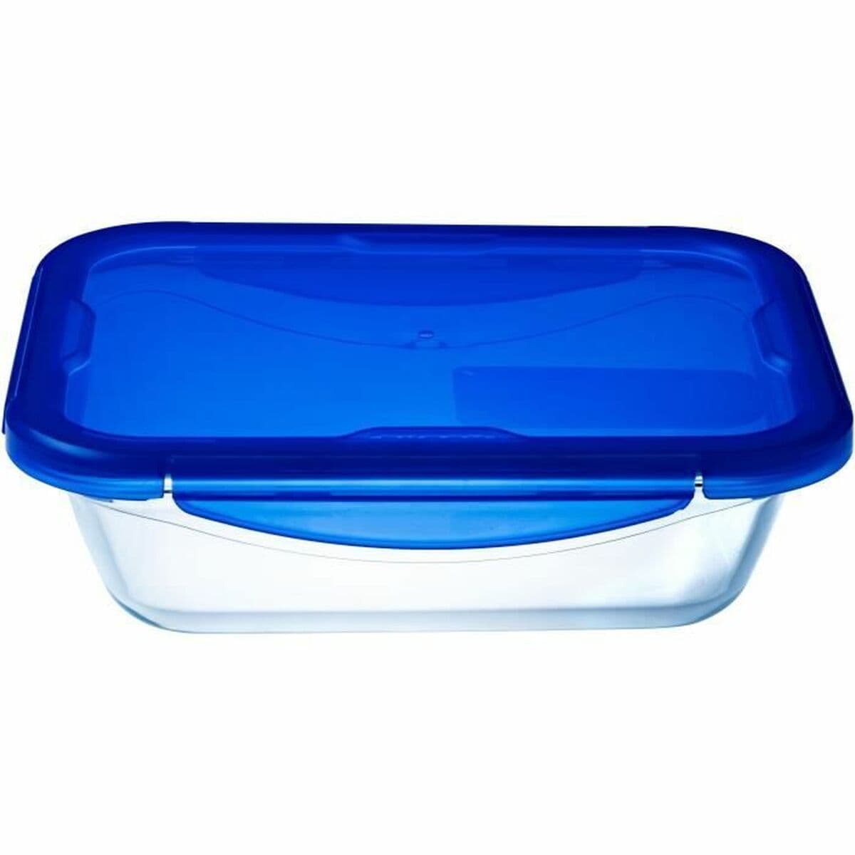 Recipiente Conservador de Alimentos Pyrex Azul Transparente Rectangular