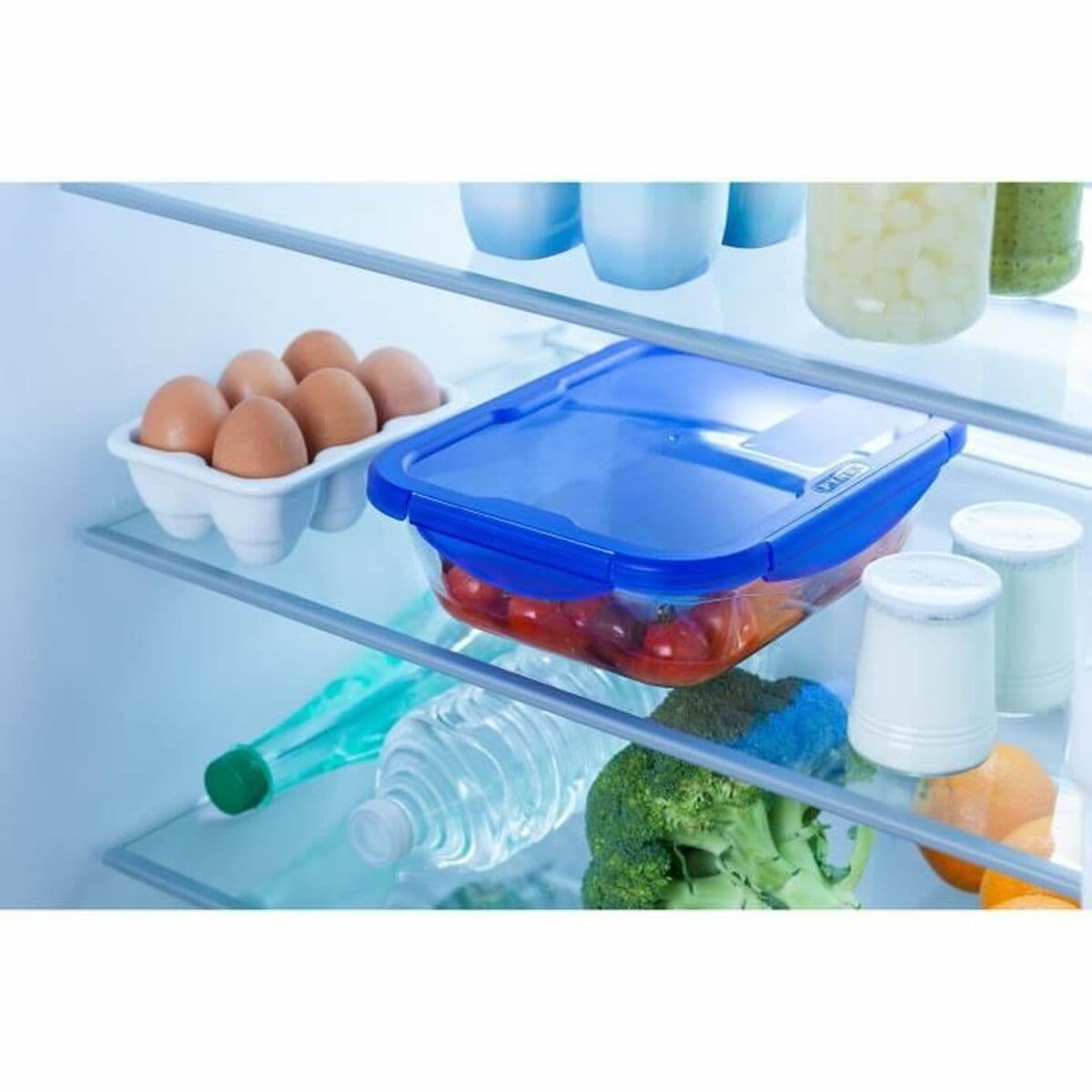 Recipiente Conservador de Alimentos Pyrex Azul Transparente Rectangular - Image 22