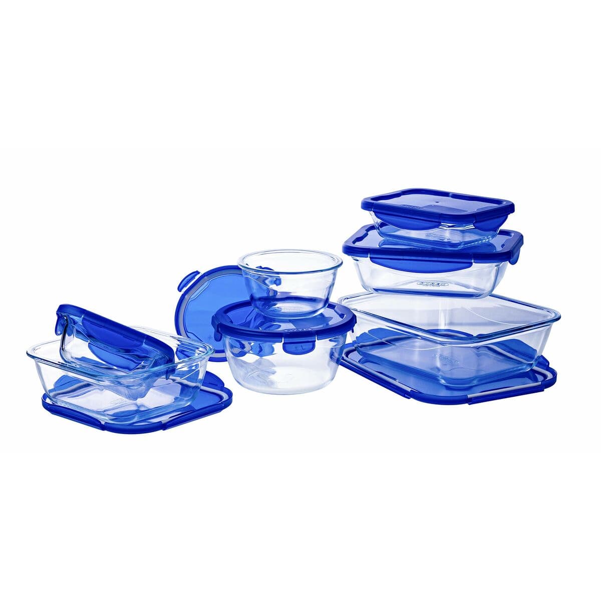Lebensmittelbehälter Pyrex Blau Durchsichtig 800 ml (2 Stück) - Image 5