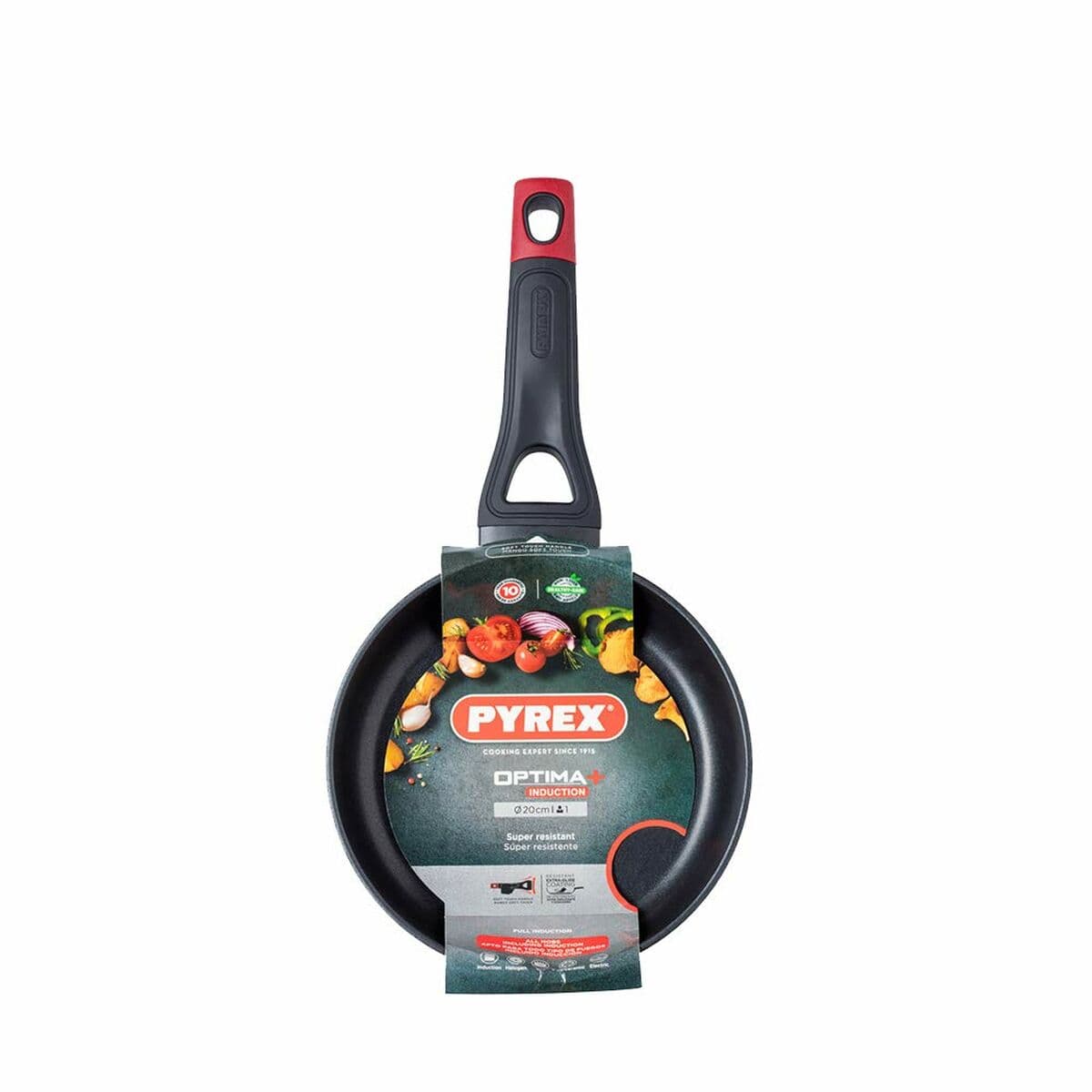 Pfanne Pyrex Schwarz Aluminium Ø 20 cm - Image 2
