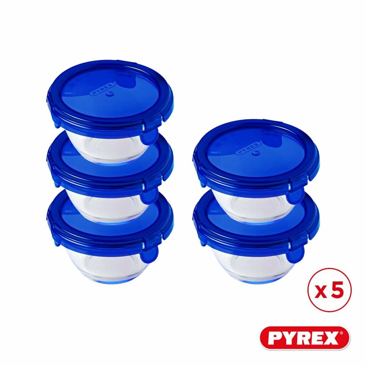 Lunchbox-Set Pyrex Durchsichtig 5 Stücke - Image 15