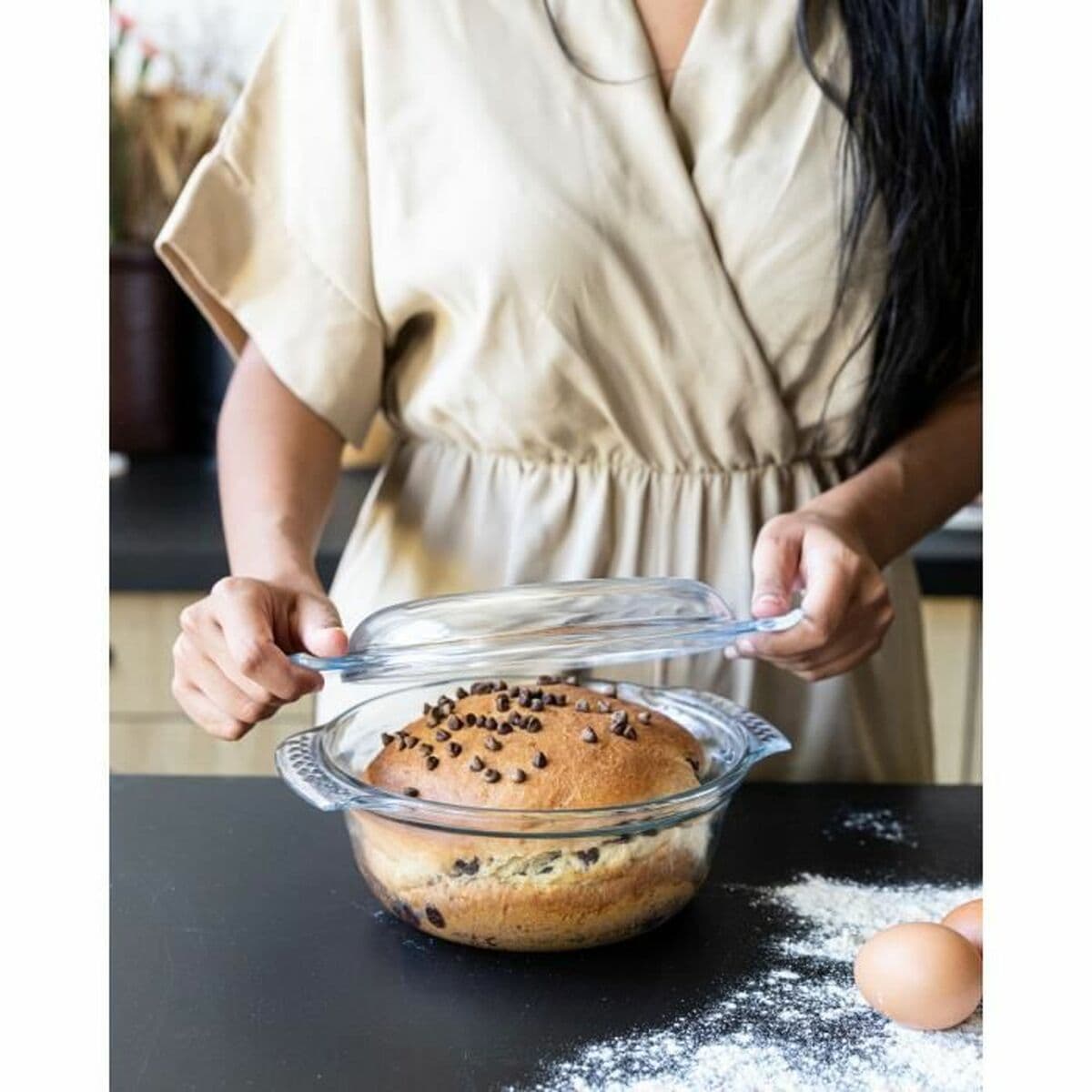 Kasserolle Pyrex Durchsichtig 1,6 L 24 x 20 x 11 cm Ø 27 cm - Image 4