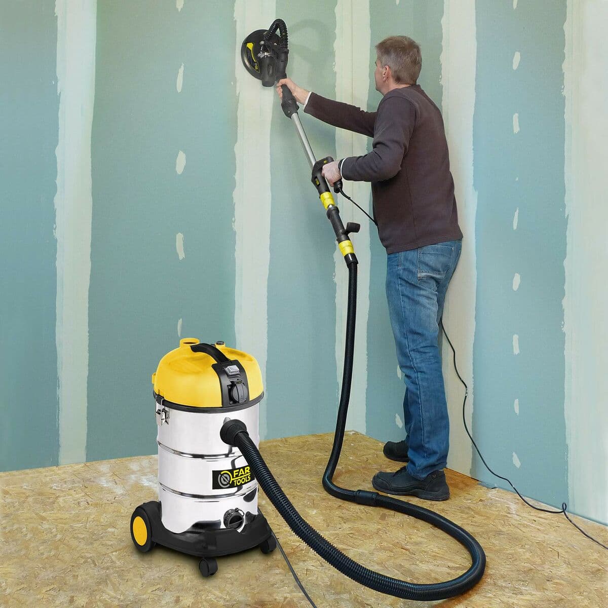 Nat- en droogzuiger Fartools NETUP 30P 1200 W 30 L - Image 6