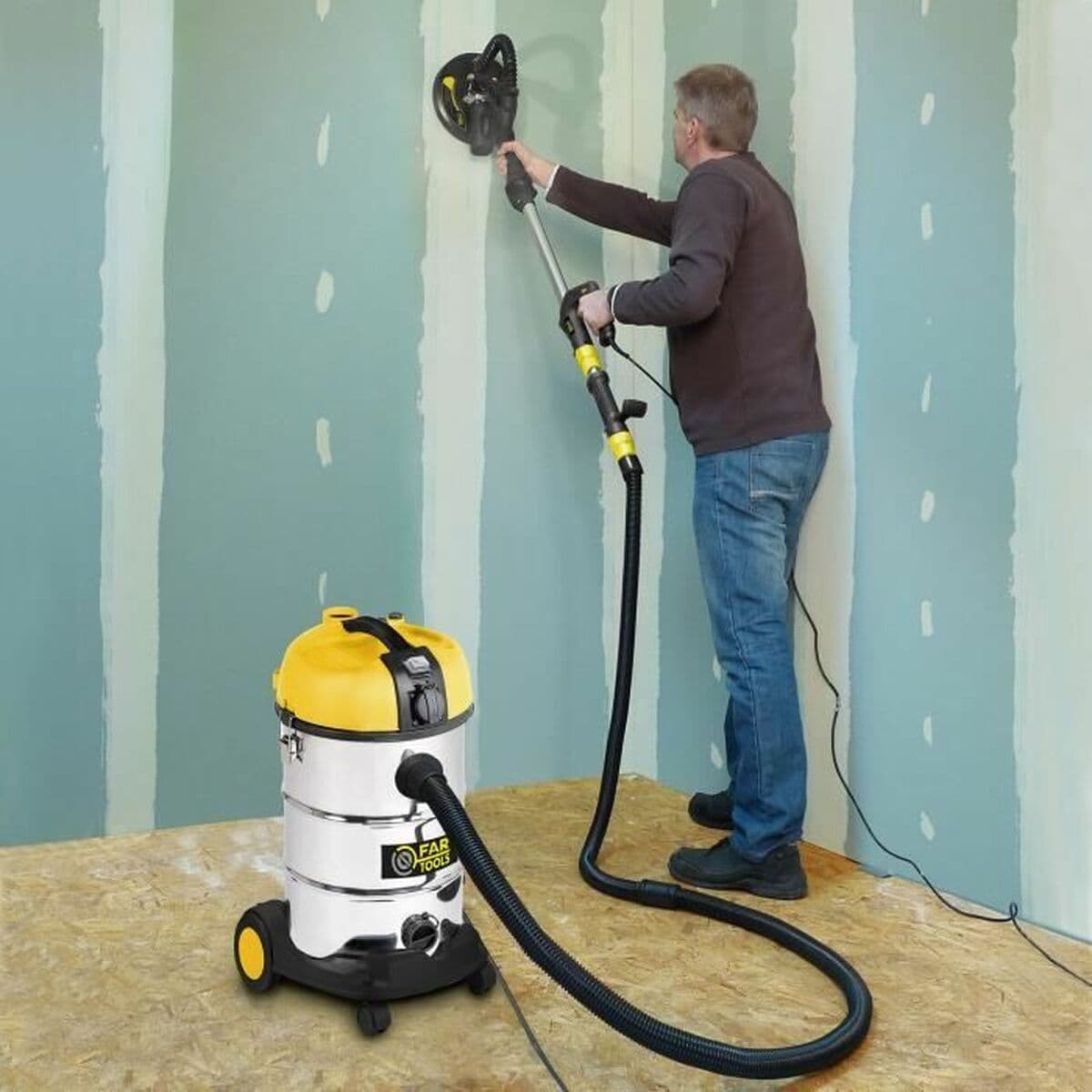 Nat- en droogzuiger Fartools NETUP 30P 1200 W 30 L - Image 4