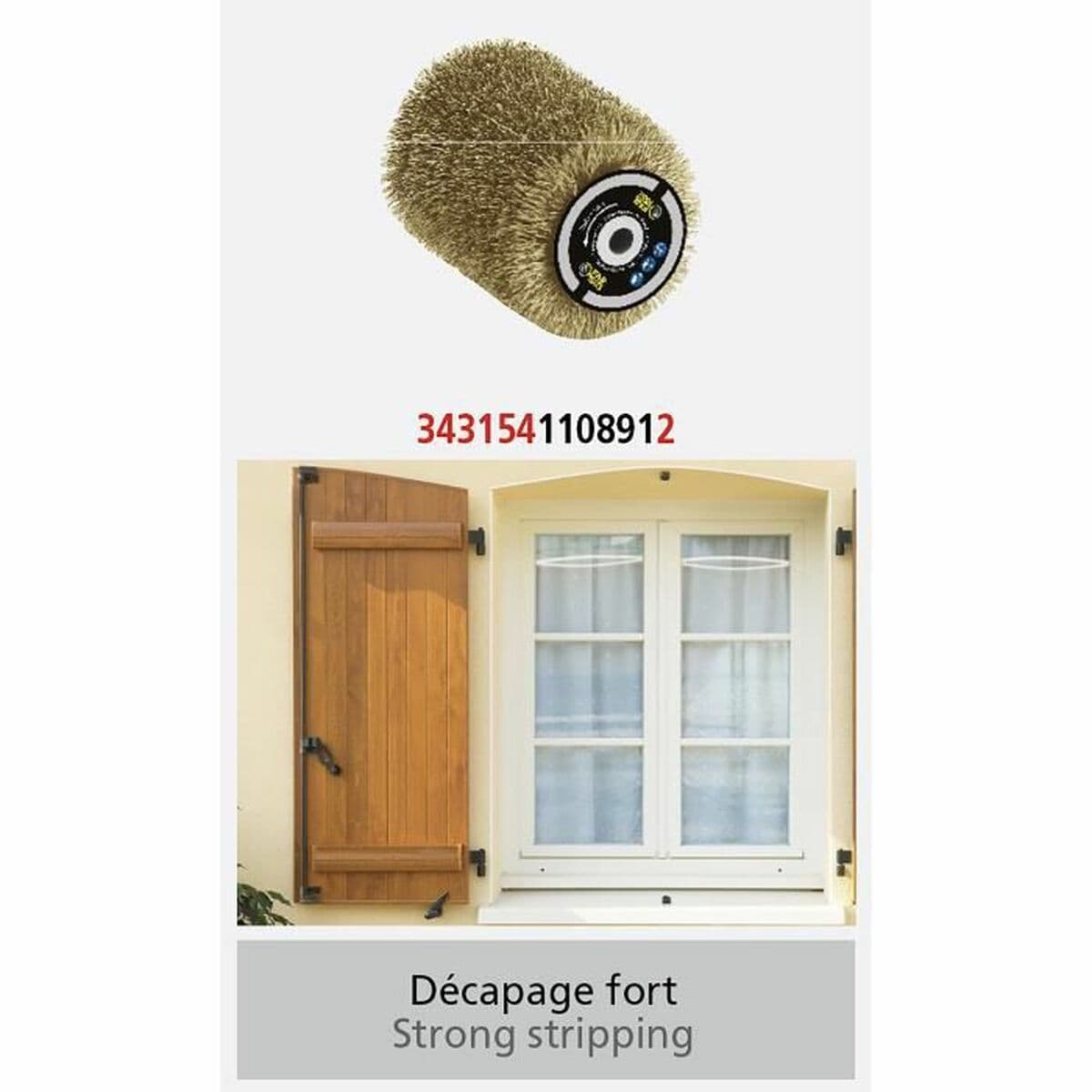 Scheuerbürste Fartools Messing Ø 80 mm - Image 2